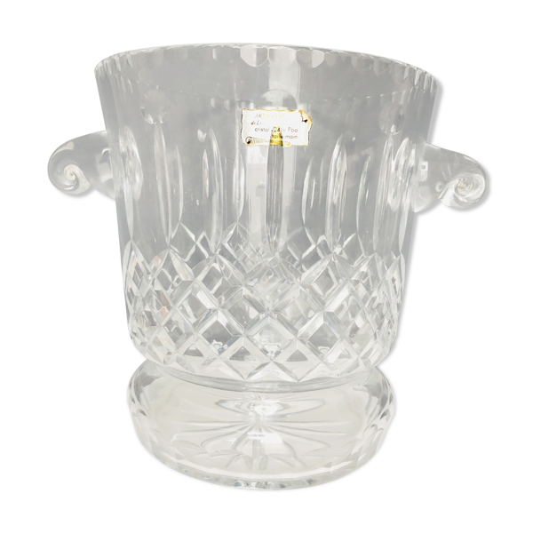 Seau à champagne en cristal taillé