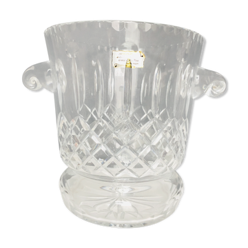 Seau à champagne en cristal taillé
