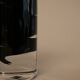 Paire de bougeoirs en verre