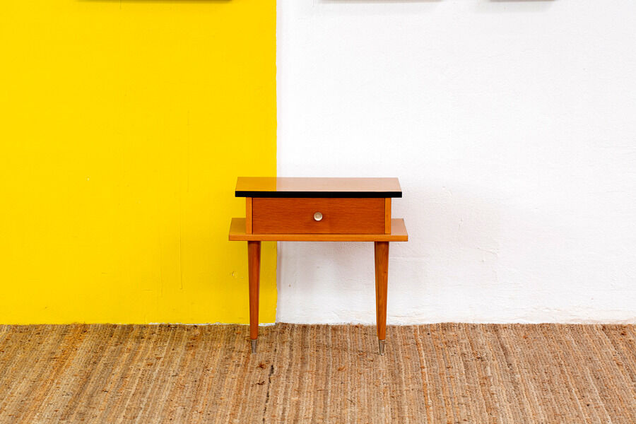 Vintage bedside table 58 cm