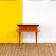 Vintage bedside table 58 cm