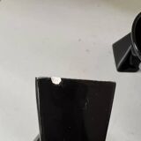 Black coffee cups designed by Pierre Casenove Studio Salins, Memphis style