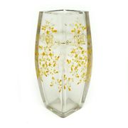 Art Nouveau vase, crystal, Bohemia Moser, Czechia, early 20th century