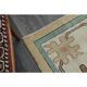 1970s Vintage Turkish Handmade Wool & Cotton Orange Area Rug 180x260