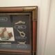 Frame marine knots in wood and brass