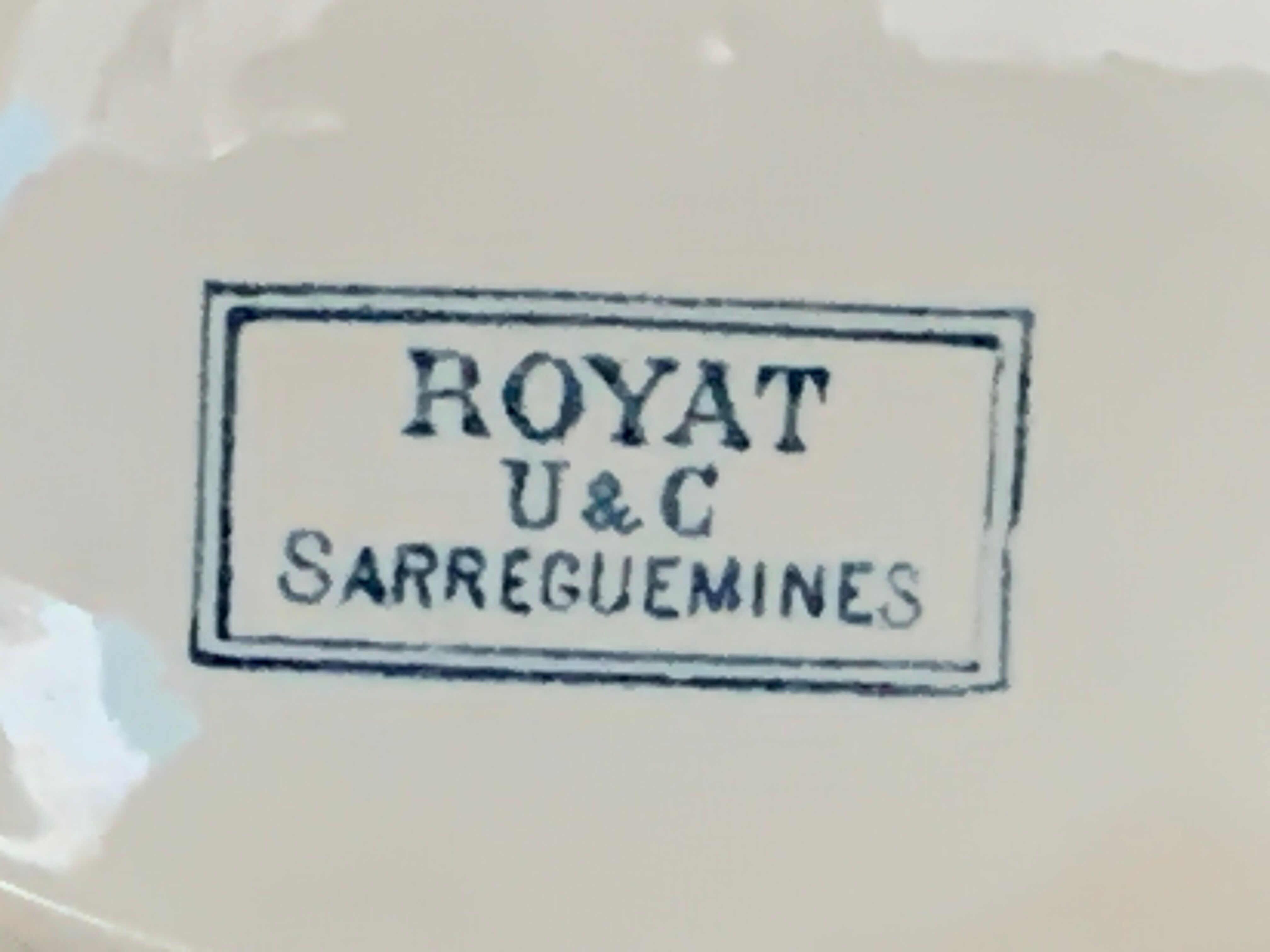 Ravier Sarreguemines, Model Royat, 1900