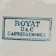 Ravier Sarreguemines, Model Royat, 1900