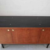 Teak sideboard by Louis Paolozzi for Monopoly, France 1960's