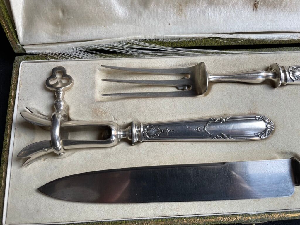 Silver cutting service Minerva Louis XV style