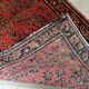 Handmade antique Persian Sarouk runner 3.2' x 7.10' (97cm x 241cm) 1900s - 1B708