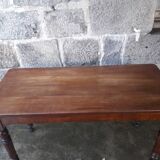 Wooden bistro table, legs turned 125 cm