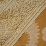 Vintage Turkish hand-knotted rug 124x136 cm