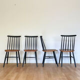 Set of 4 chairs model Fanett by Ilmari Tapiovaara
