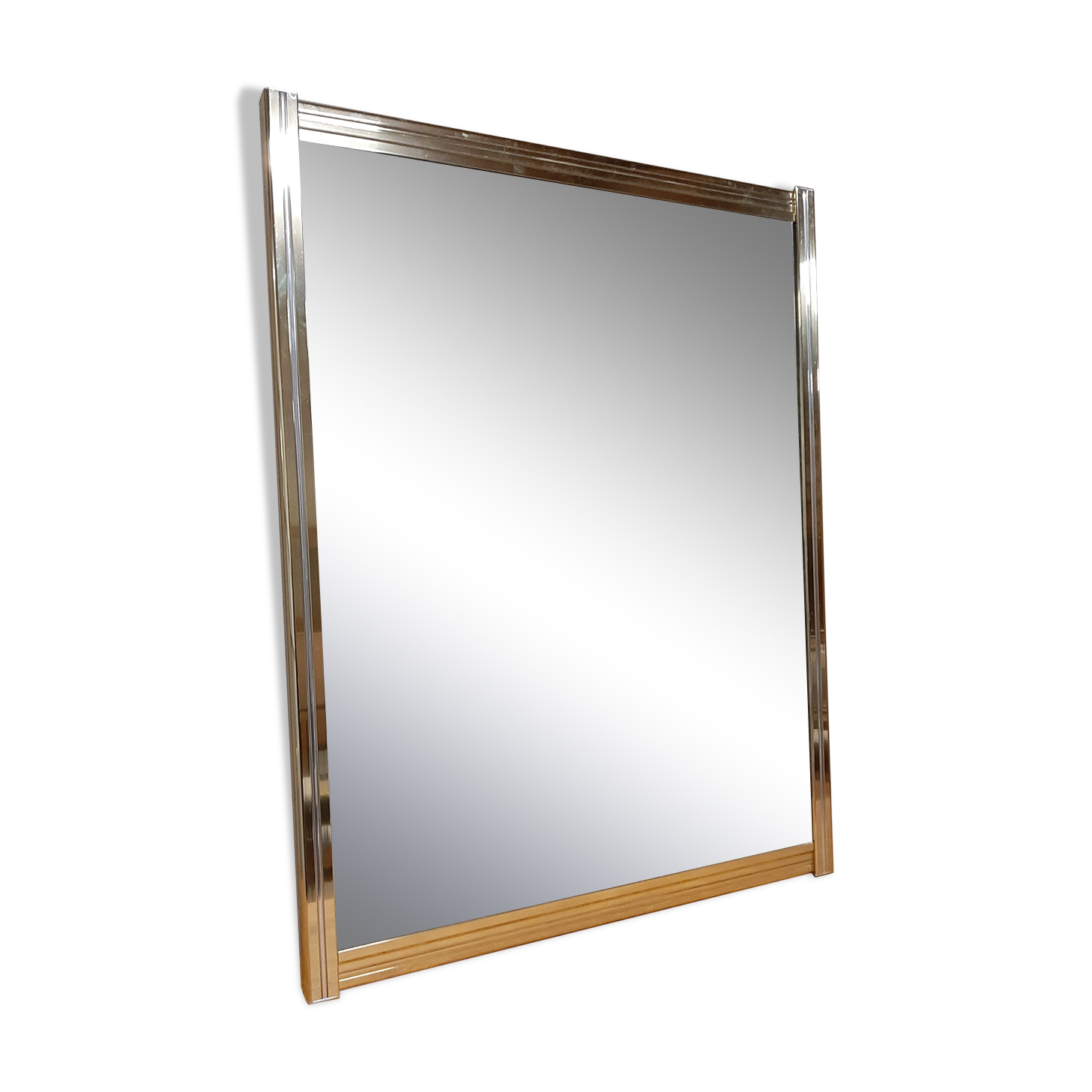 Hollywood Regency Golden Mirror 69x90cm