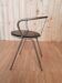 Chaise de bureau en inox vintage