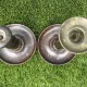 Pair of English oak Barley Twist candlesticks