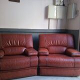 Buffalo leather armchairs