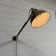 Early Rademacher wall lamp with large enamel shade