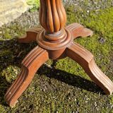 Antique mahogany and mahogany veneer pedestal table