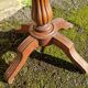 Antique mahogany and mahogany veneer pedestal table