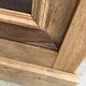Showcase in oak from the late 19th century.