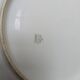 Porcelain plate with floral decoration, gilding, and relief MR France 25.5cm
