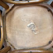 Chaises de bistrot anciennes (vers 1920). Ensemble de 6 pièces #1