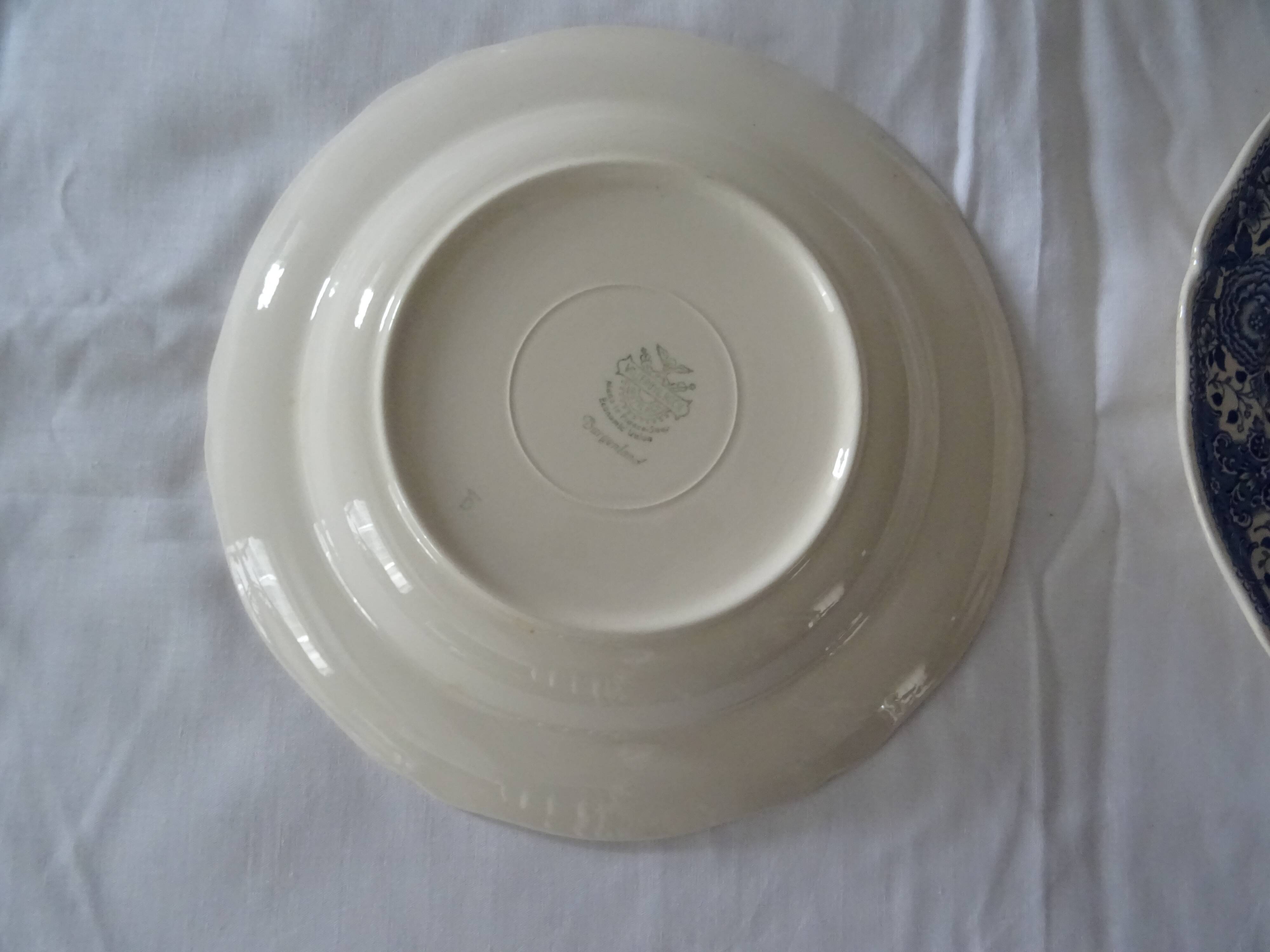 4 plates earthenware 453112 villeroy & boch burgenland blue