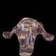 Crystal candlestick from Bayel, flower petal shape A559