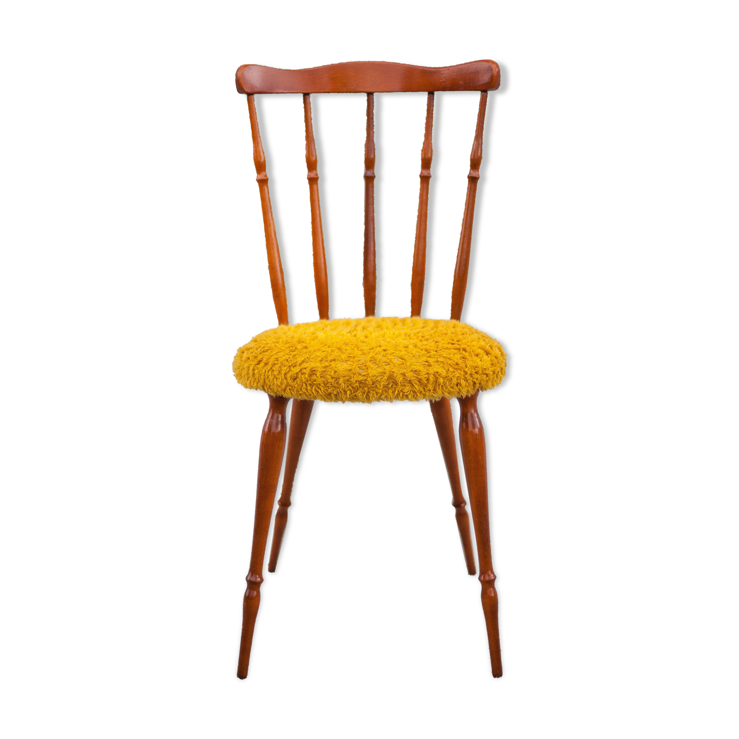 Wooden chair seat mustard mustard, western chair, saloon chair, living room, bedroom