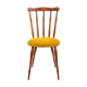 Wooden chair seat mustard mustard, western chair, saloon chair, living room, bedroom