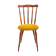 Wooden chair seat mustard mustard, western chair, saloon chair, living room, bedroom