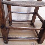 Old country folk art armchair