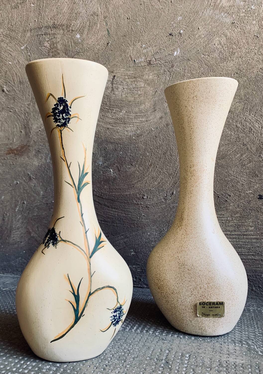 Vases and ceramic bowls, 1960-70