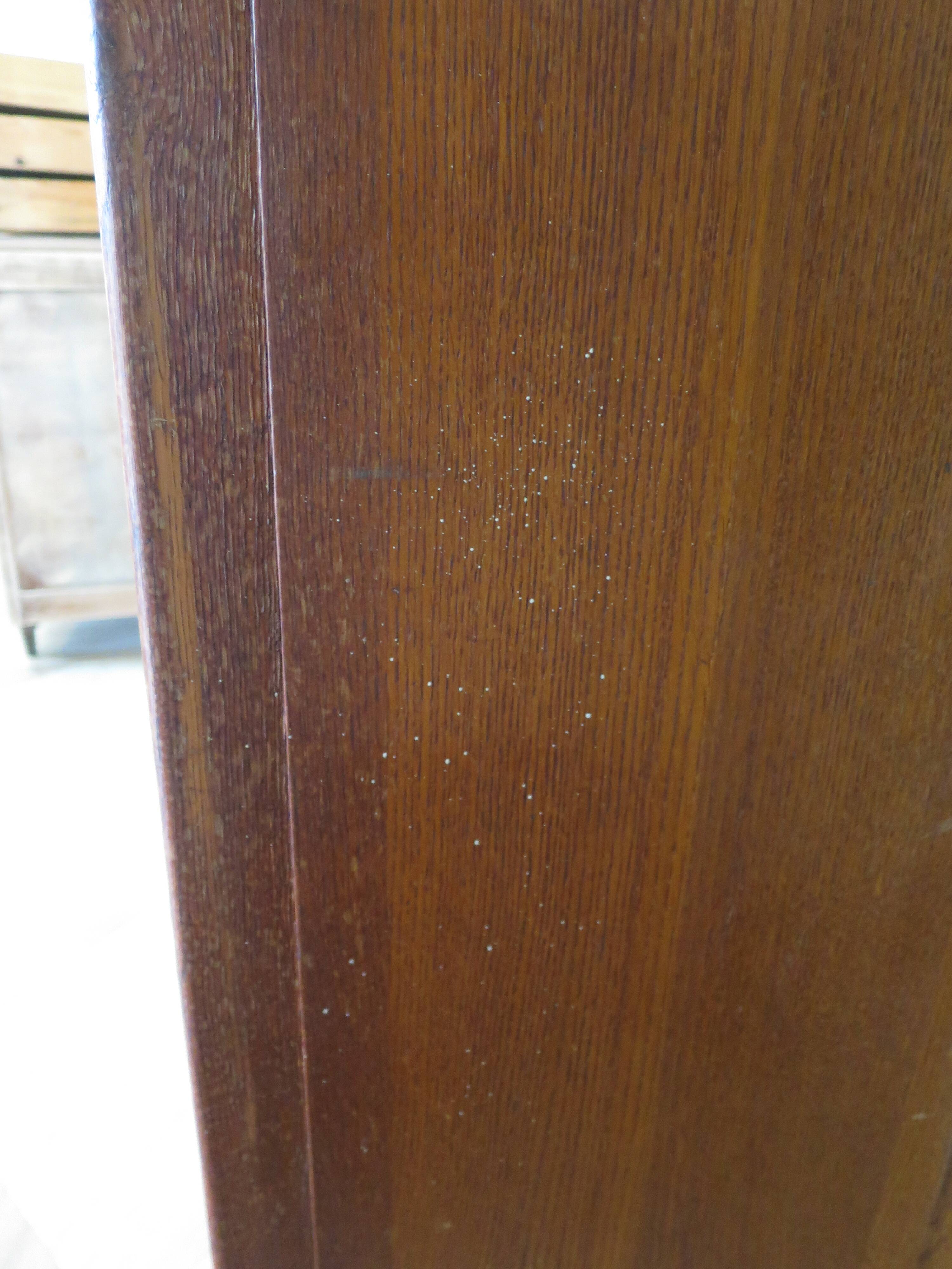 Burwood oak curtain file cabinet, 1960s
