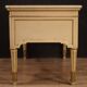 Lacquered and painted Italian desk from the 1930s