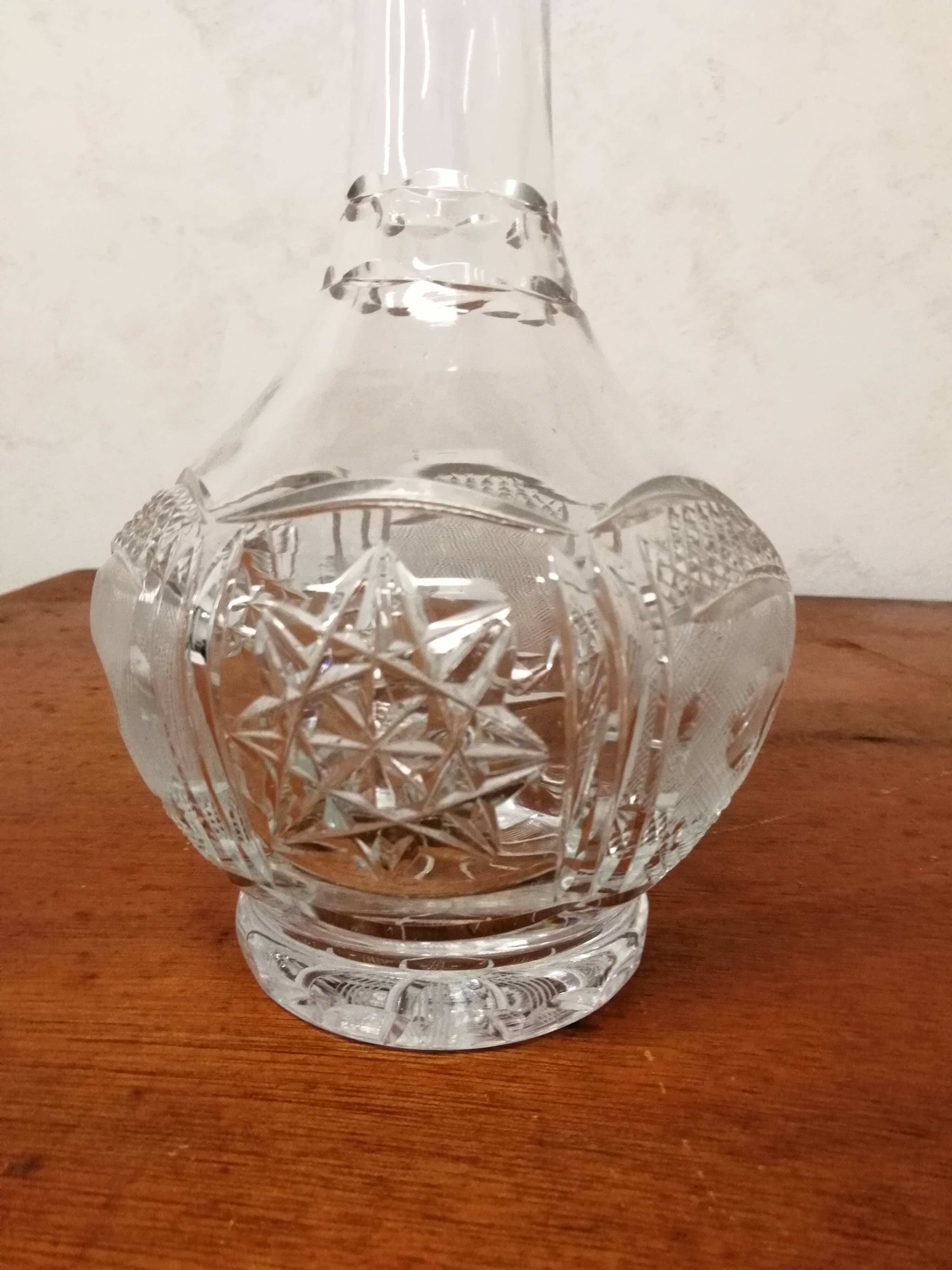 Cut Crystal Liqueur Carafe
