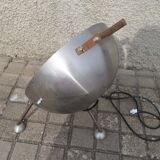 Sphere planet lamp in chrome metal design space-age 1960-1970