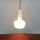 Mid-century glass pendant light Kreta by Jacob E. Bang for Fog & Mørup and Holmegaard, 1960s.