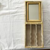 Mirror in pretty vintage box 15x21cm