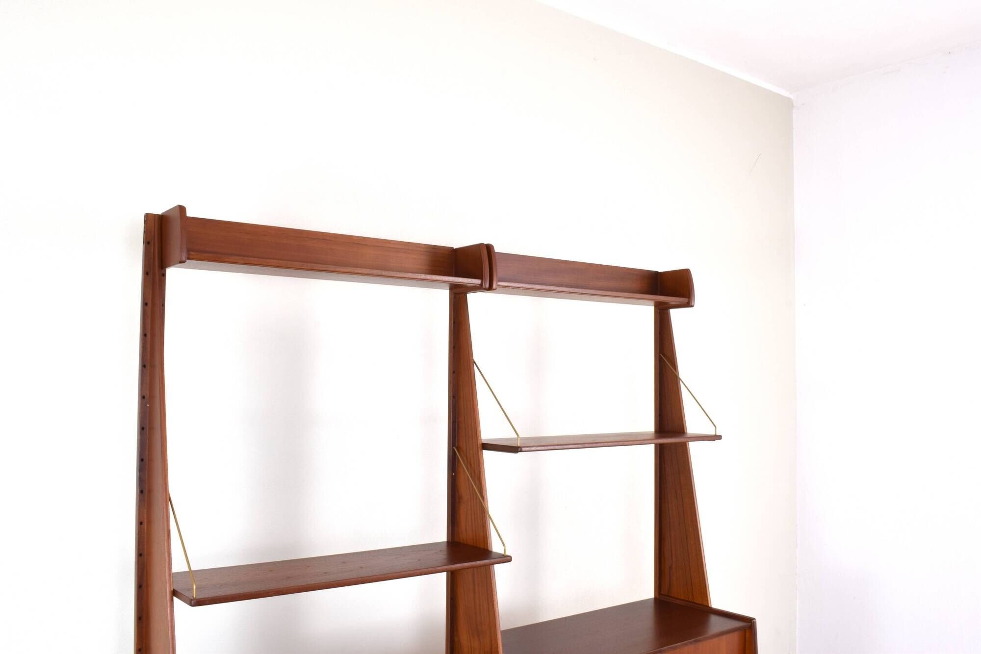 Mid-Century Teak Wall Unit „Panto” from Einar Raknes & Sønner Møbelfabrikk A/S, 1970s, Set of 2.
