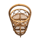 Vintage Italian rattan étagère 1960s