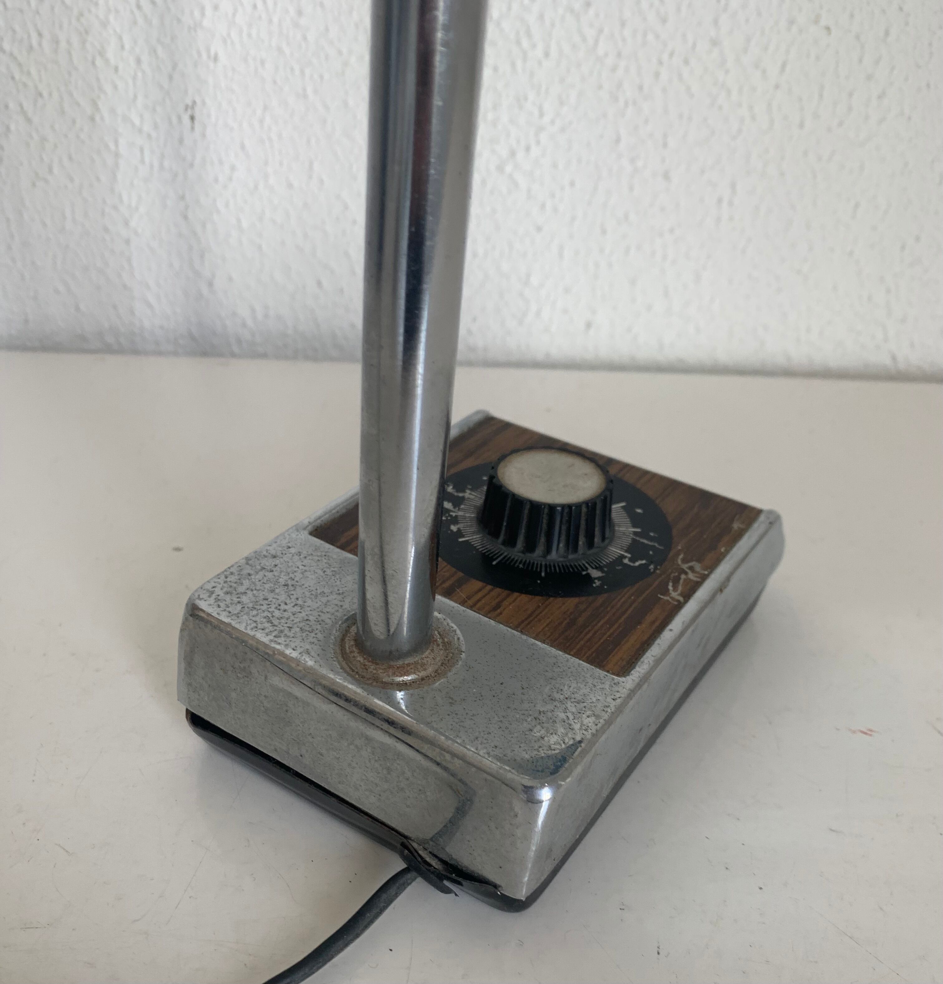 Vintage lamp 1970 desk dimmer Chiely engineer - 40 cm