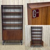 English library of the G-Plan brand of the 70s in teak