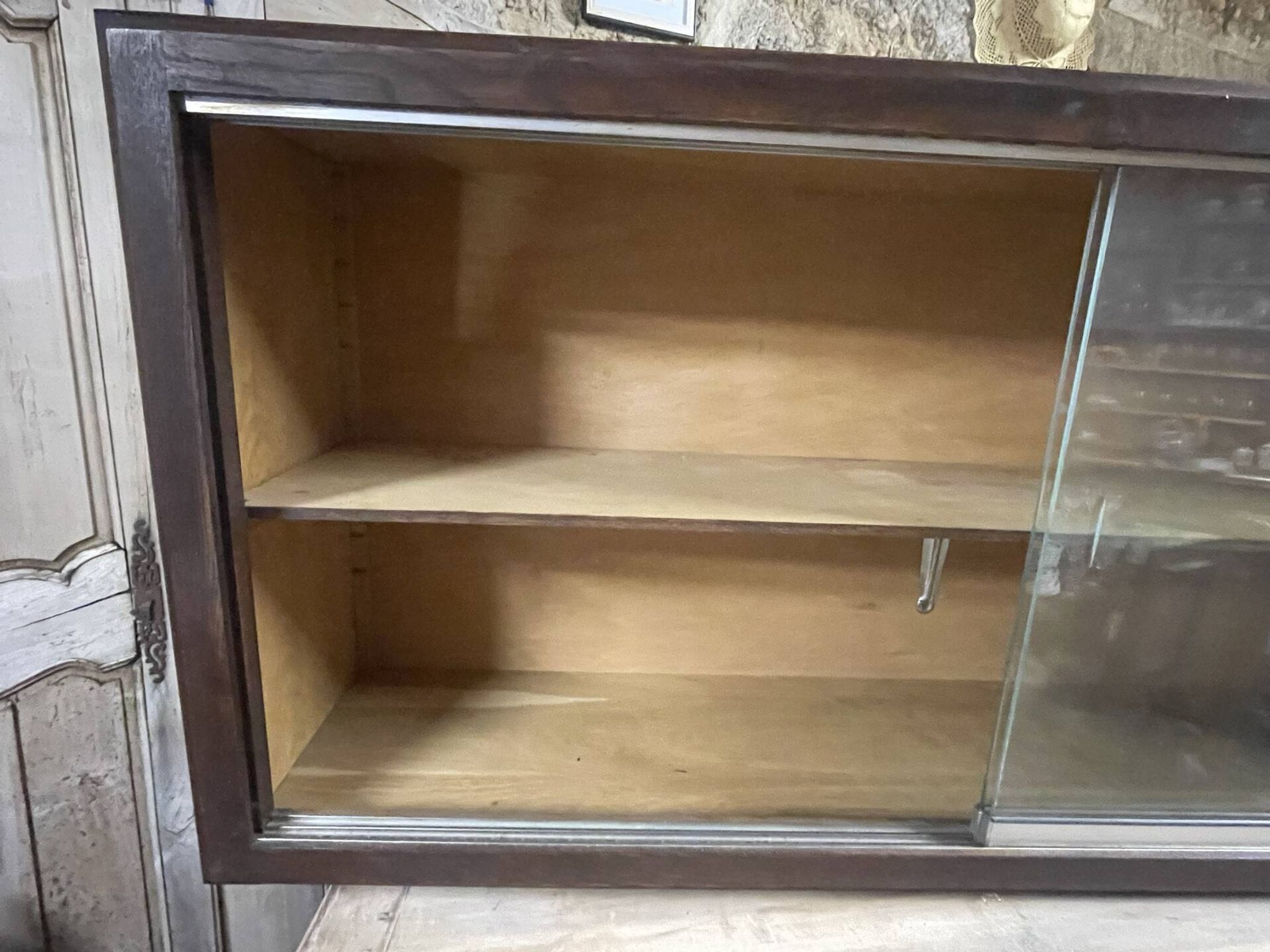 1960s wall display cabinet