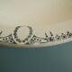 large old hollow dish St Amand art table antique French earthenware dish
