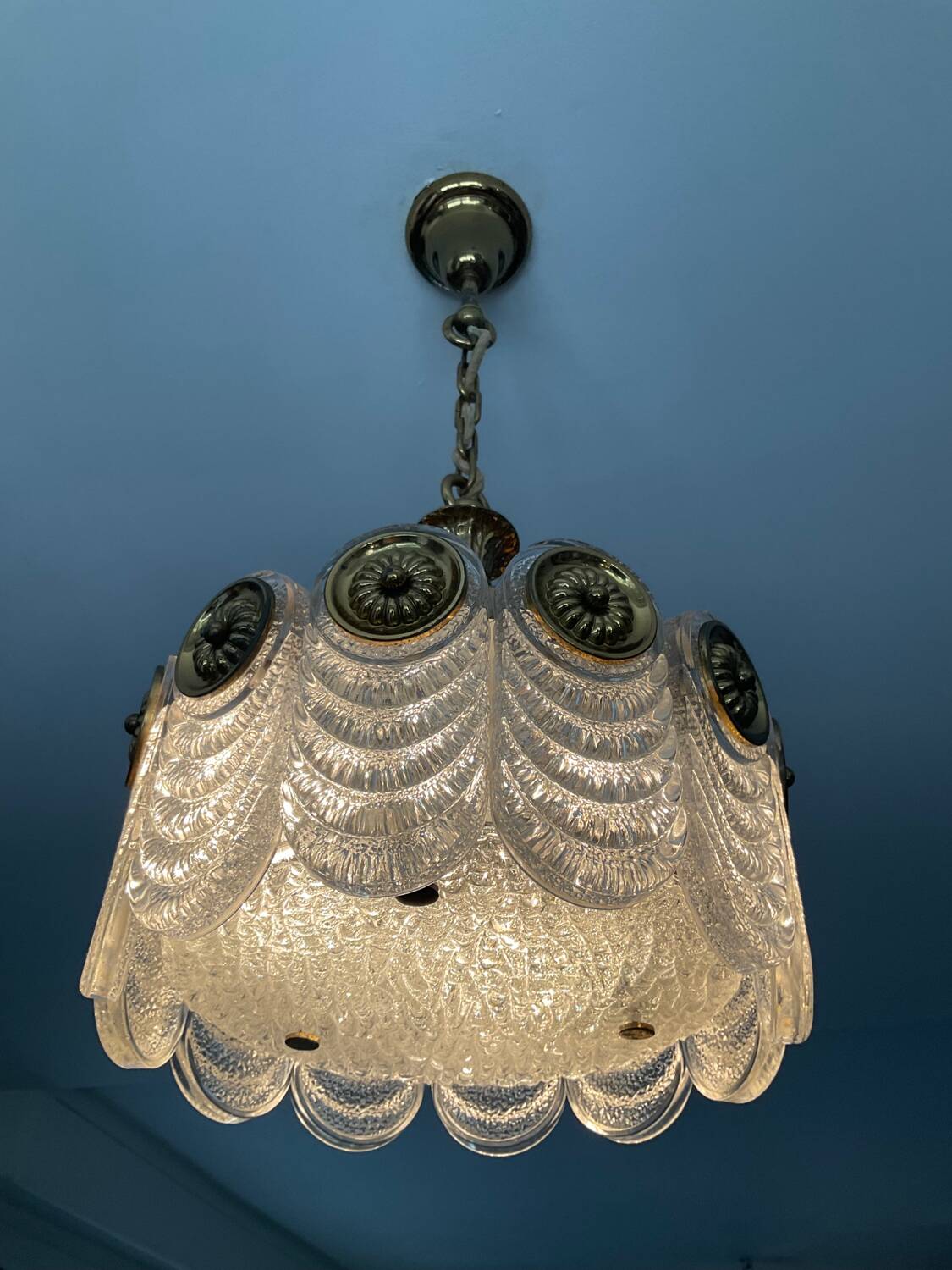 Vintage Kaiser Leuchten chandelier from the 60s