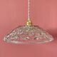 Vintage glass lampshade pendant light - tableware collection -