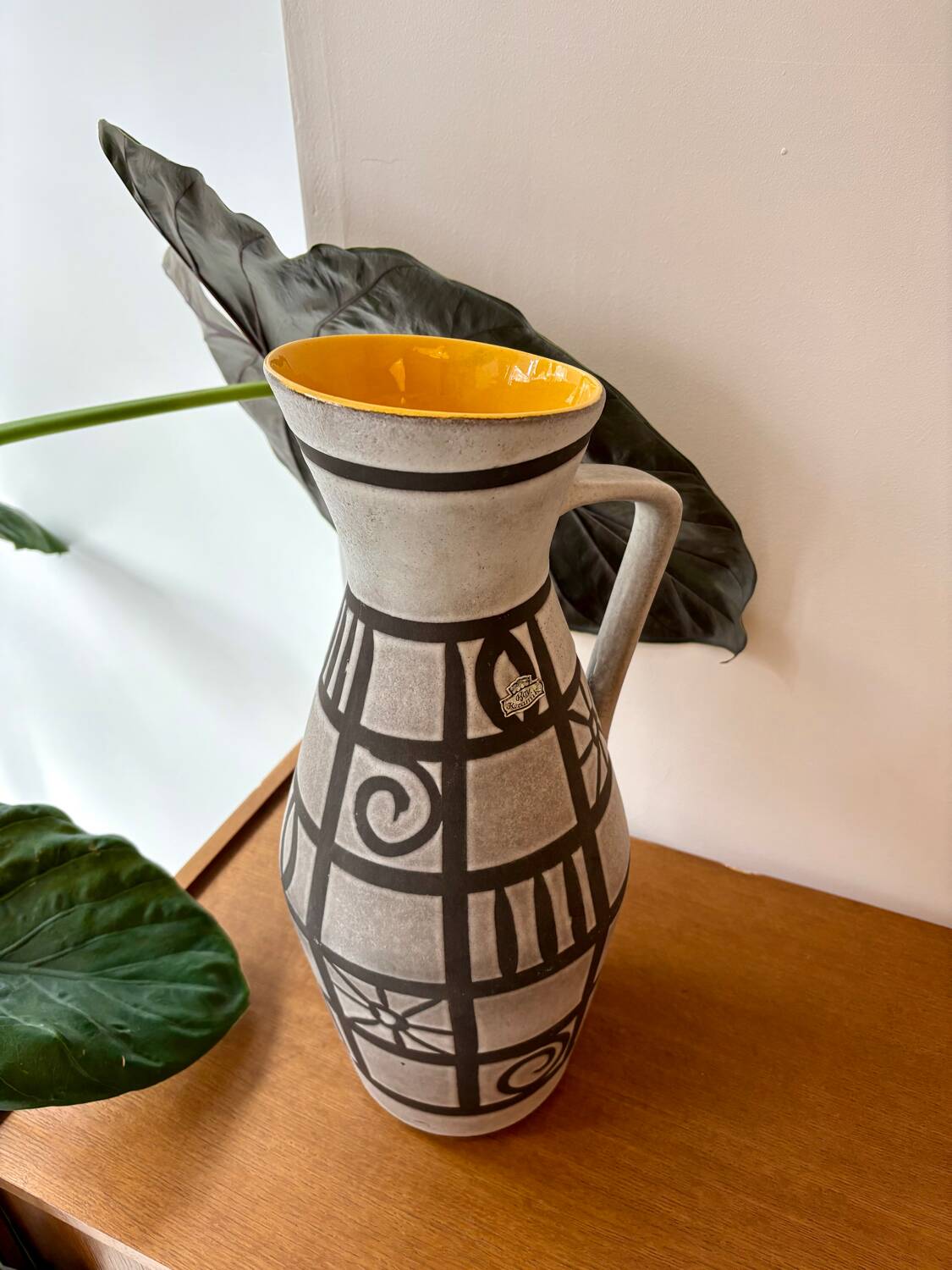 Large vase / jug bay ceramics - west germany