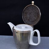 WMF Bauscher Weiden Jug Thermo Teapot Art Deco Silverplated 1,4 L Bauhaus